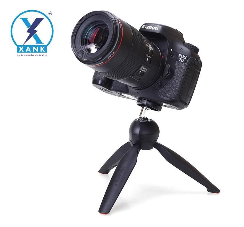 XANK YT-228 Tripod (Black, Supports Up to 1000 g)